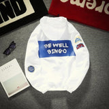 Back Letter Hoodie Jacket