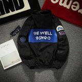 Back Letter Hoodie Jacket