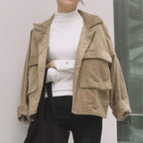 Women baseball Corduroy Jacket