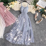 women's sequins V neck dresses